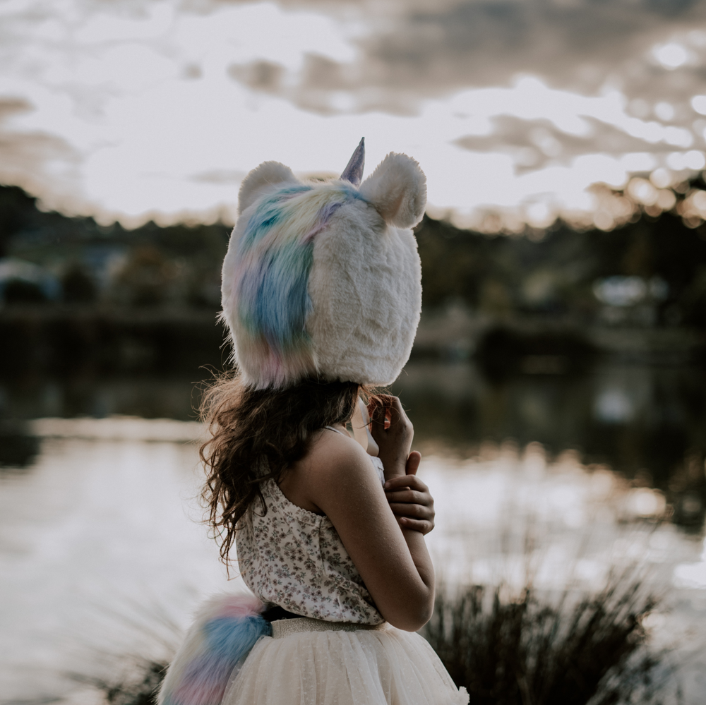 Unicorn Bonnet - Faux Fur