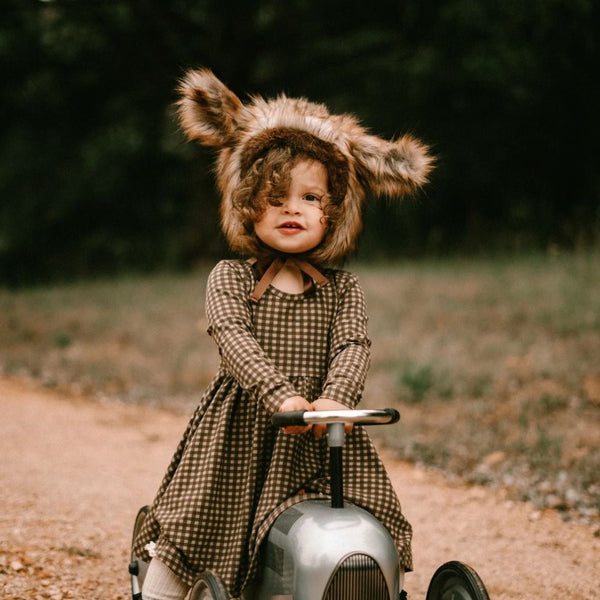 wolf & the wildling キツネ　ボンネット&しっぽ Fox Bonnet - Faux Fur – Wolf & The Wildling
