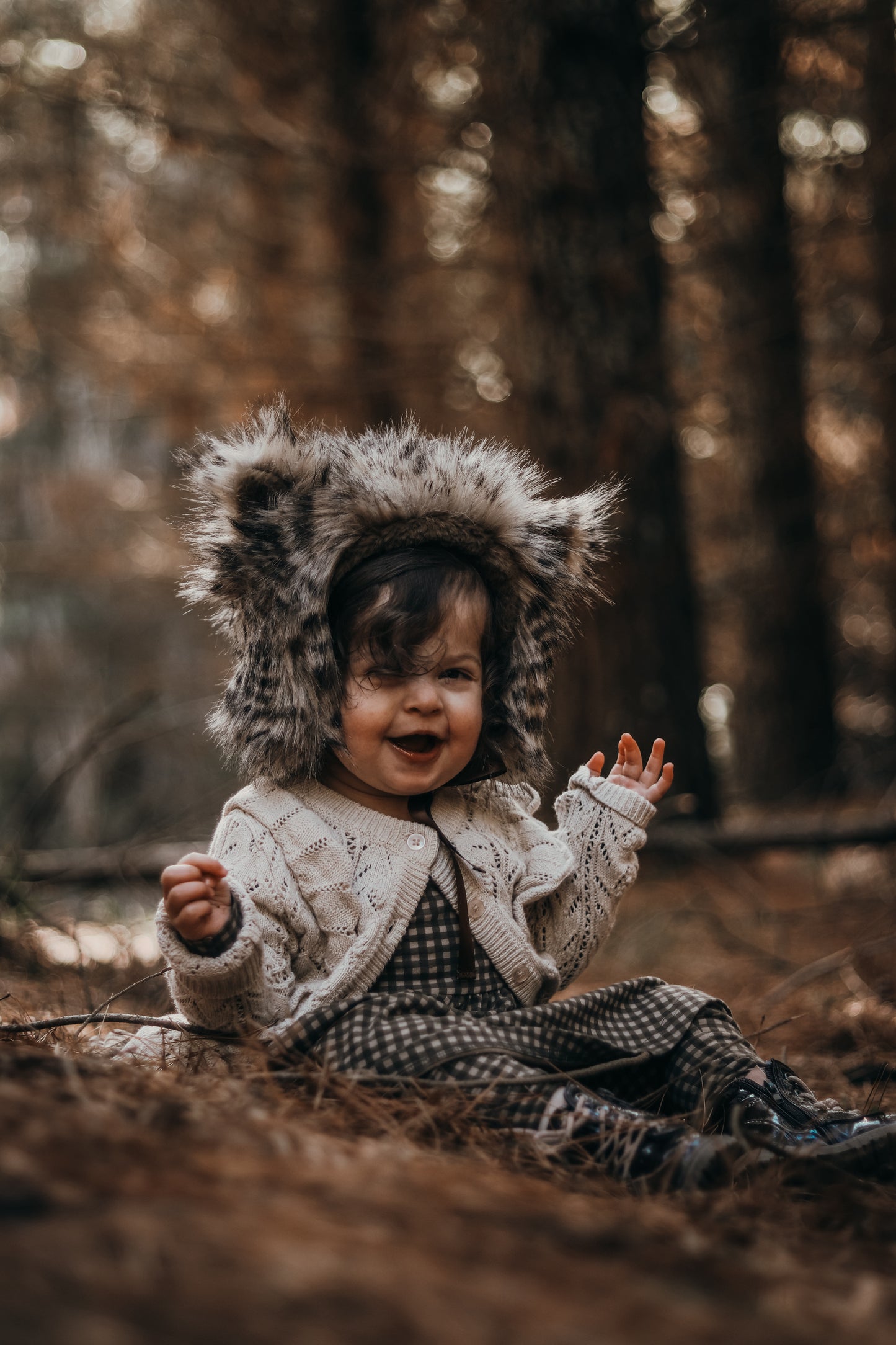 
                  
                    Leopard Bonnet - Faux Fur
                  
                