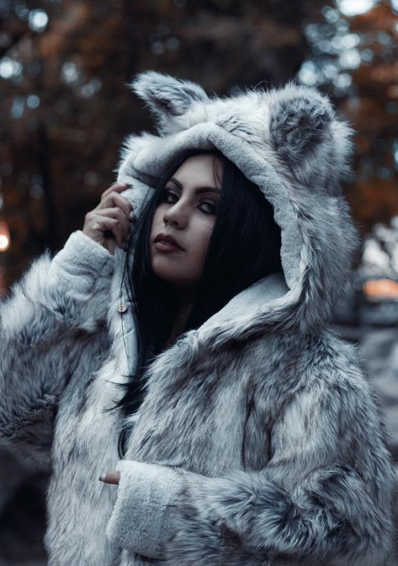Adult Wolf Coat - Faux Fur – Wolf & The Wildling