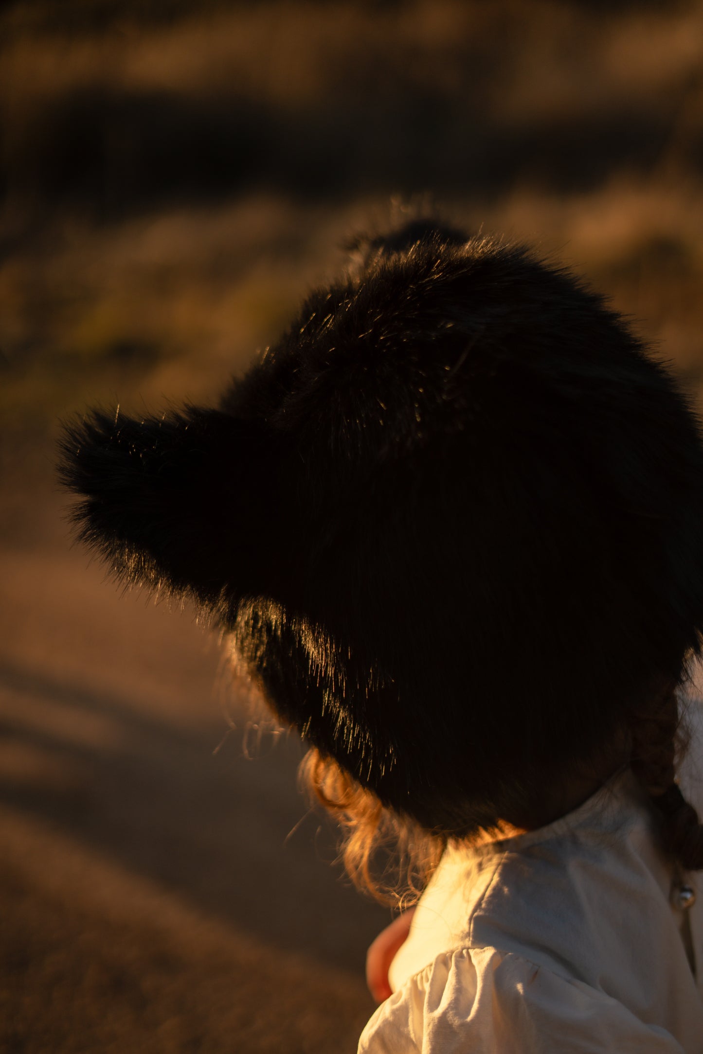 
                  
                    Black Cat Bonnet - Faux fur
                  
                