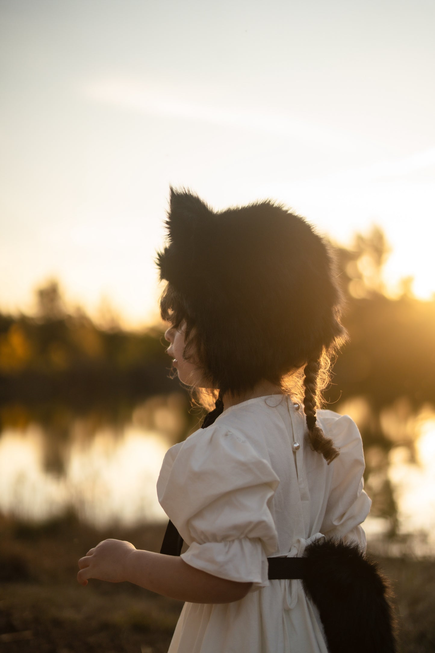 
                  
                    Black Cat Bonnet - Faux fur
                  
                