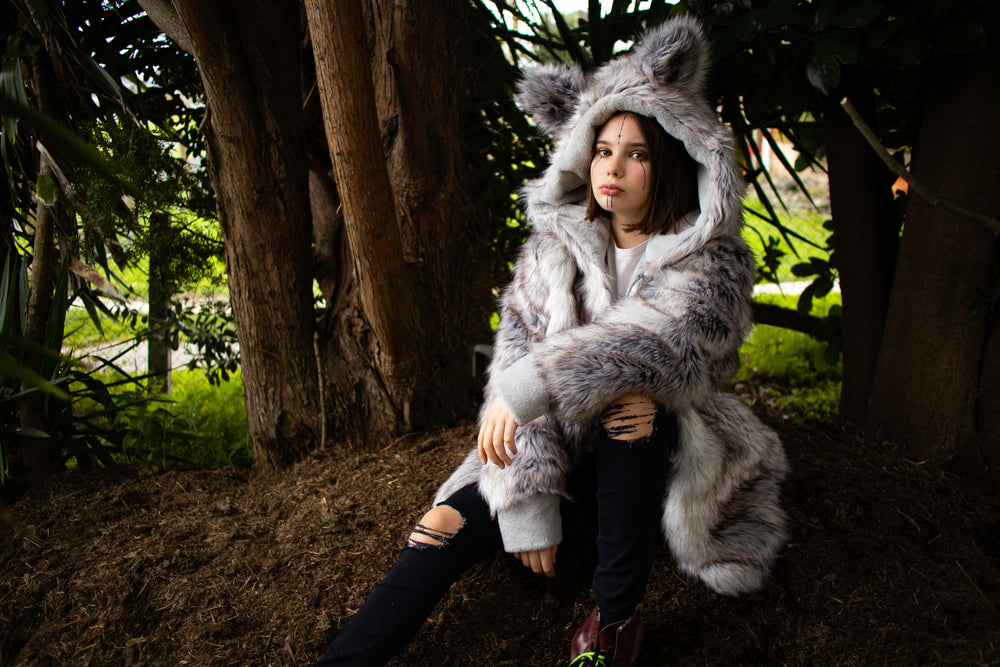 Adult Wolf Coat - Faux Fur – Wolf & The Wildling