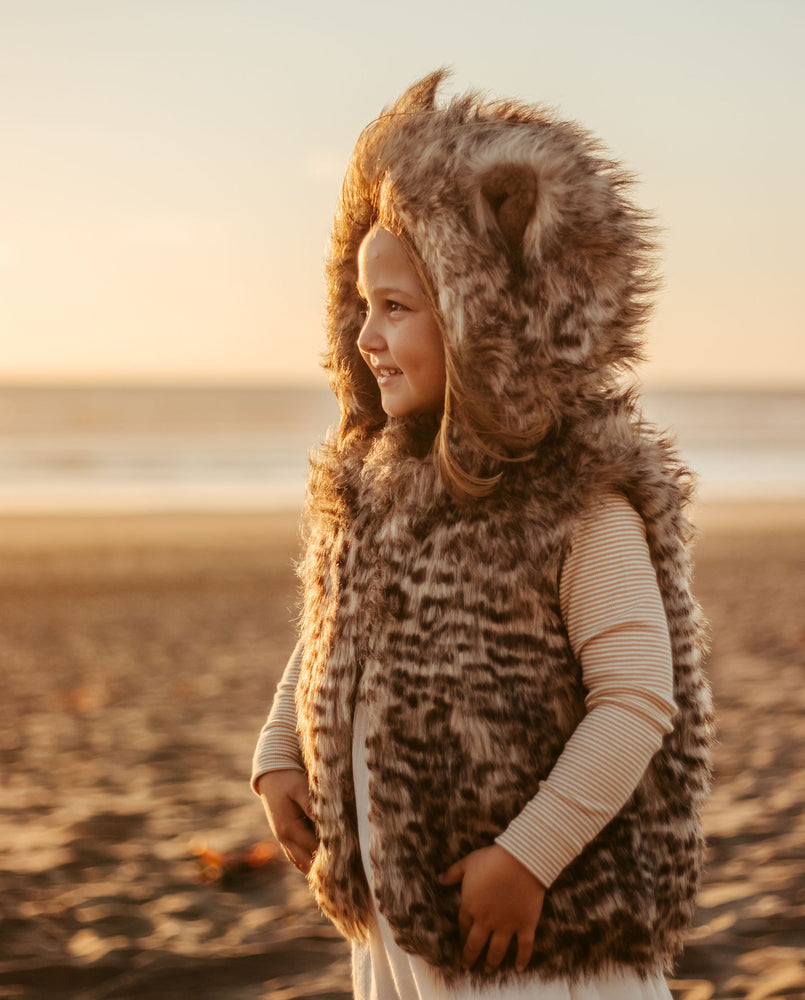 
                  
                    Leopard Vest - Faux Fur
                  
                