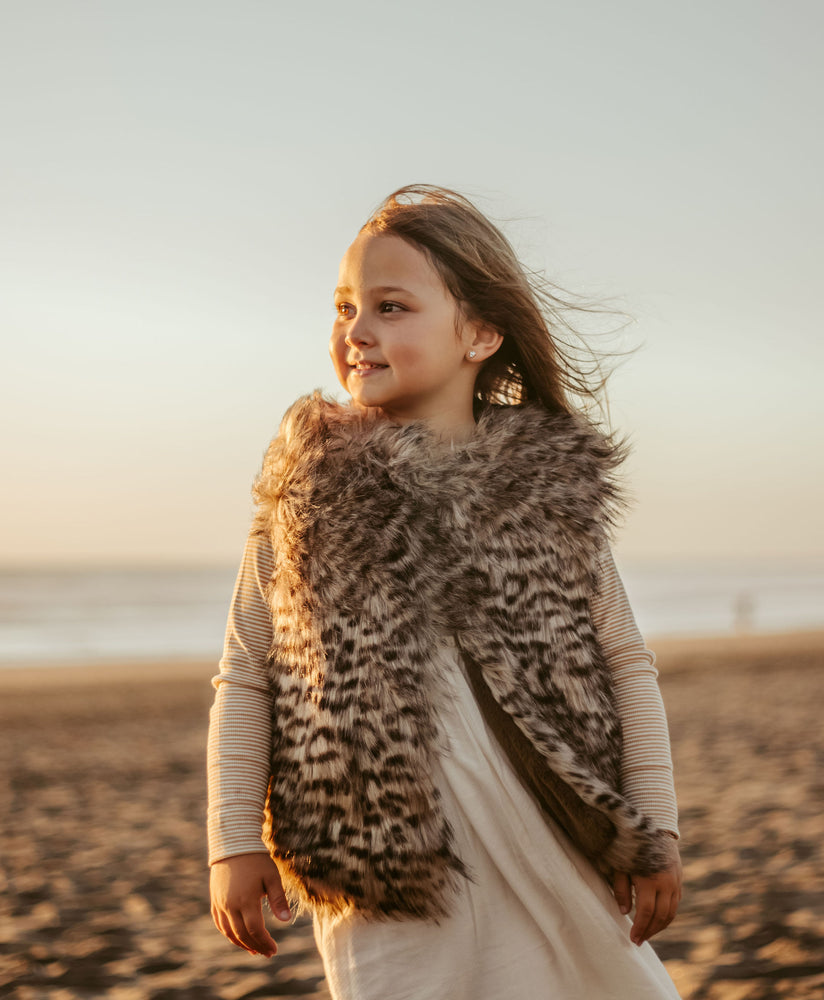 
                  
                    Leopard Vest - Faux Fur
                  
                