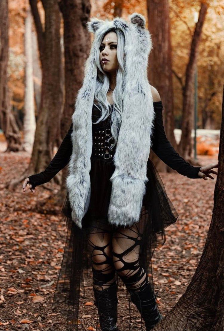 
                  
                    Adult Wolf Hood - Faux Fur
                  
                