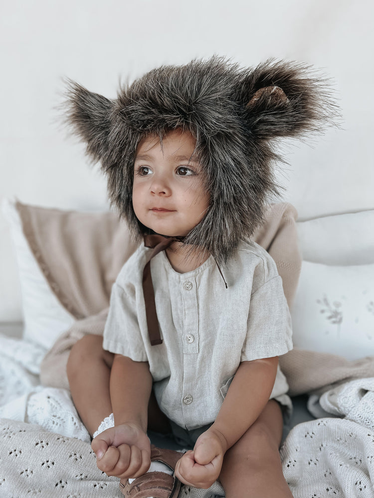 
                  
                    Bear Bonnet - Faux Fur
                  
                